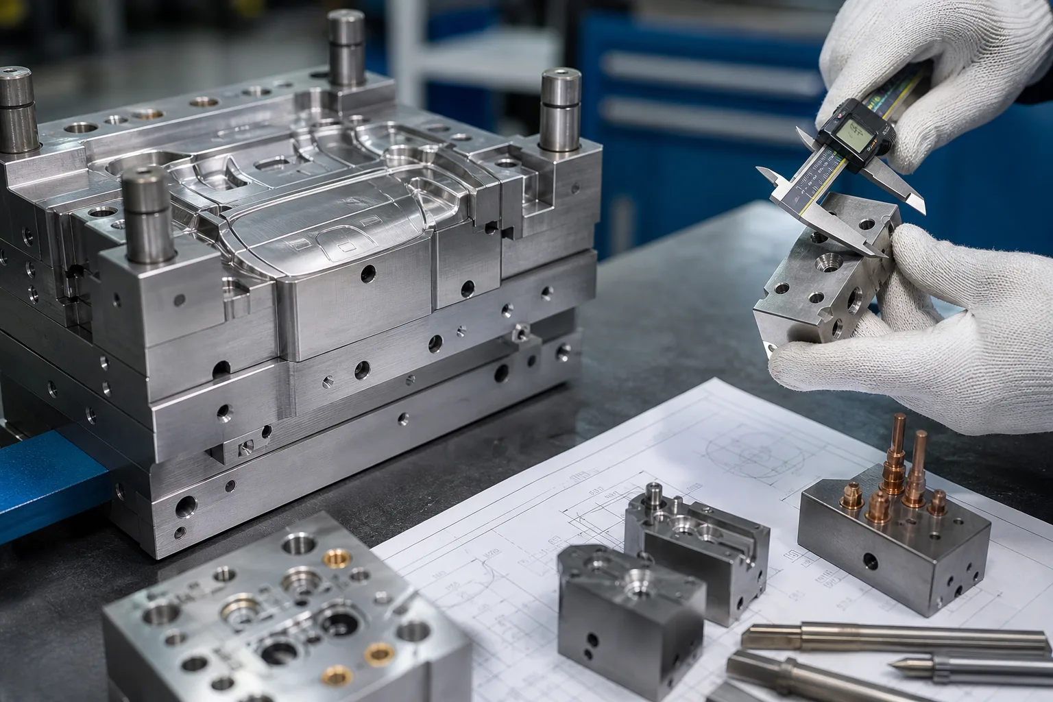 Mold tooling detail